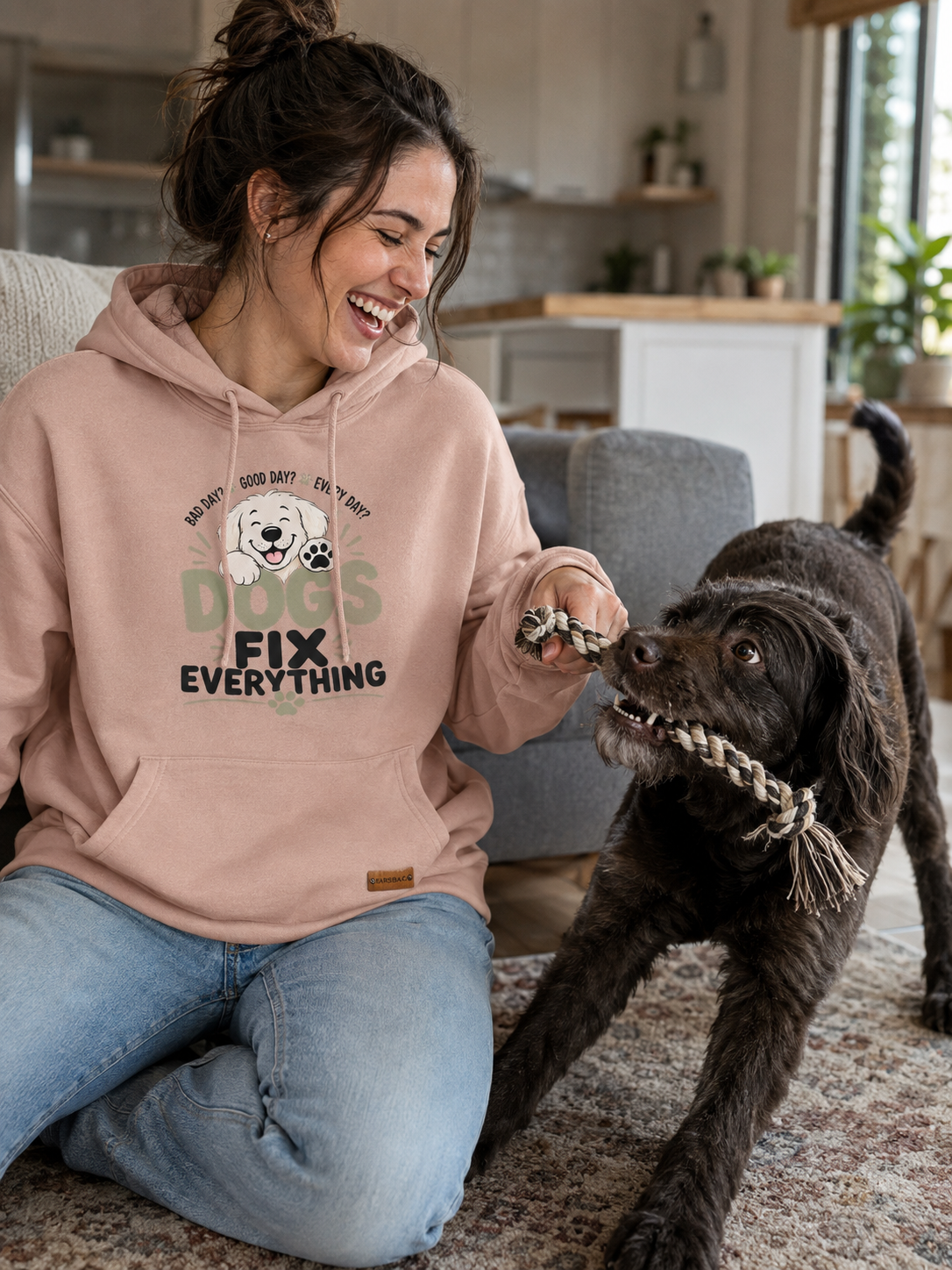 Dogs Fix Everything Hoodie