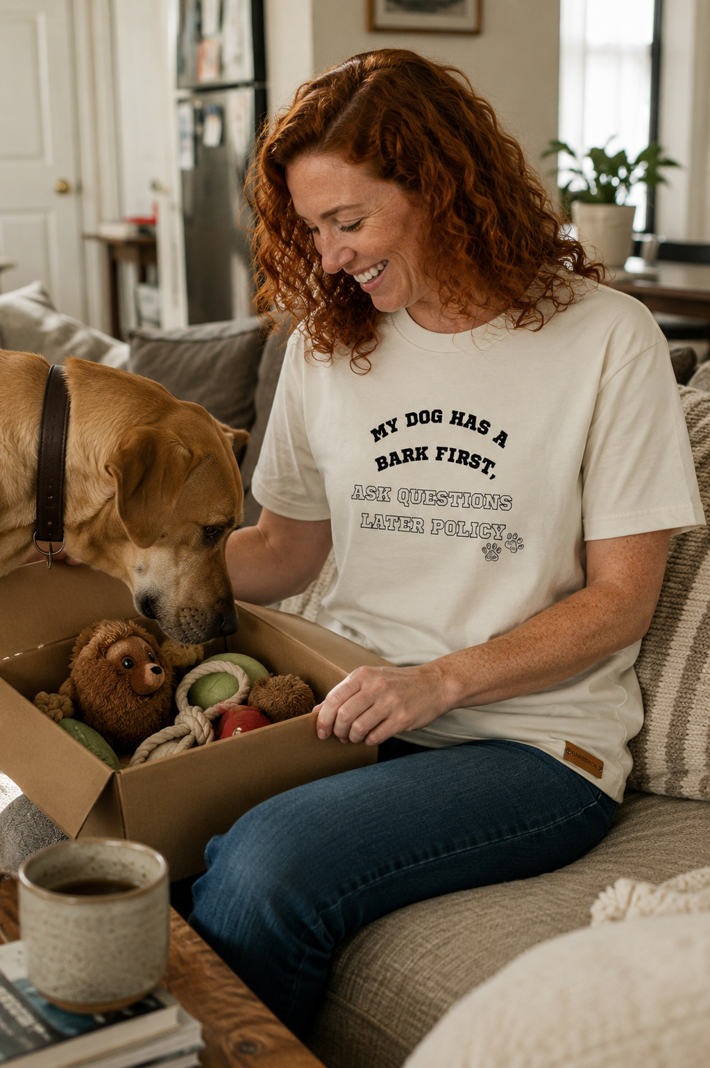 Bark First Policy Dog Parent T-Shirt