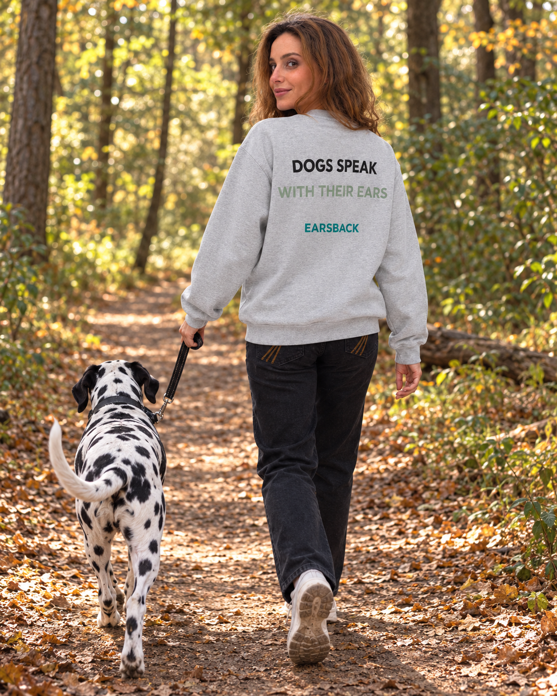 EARSBACK Signature Dog Lover Crewneck