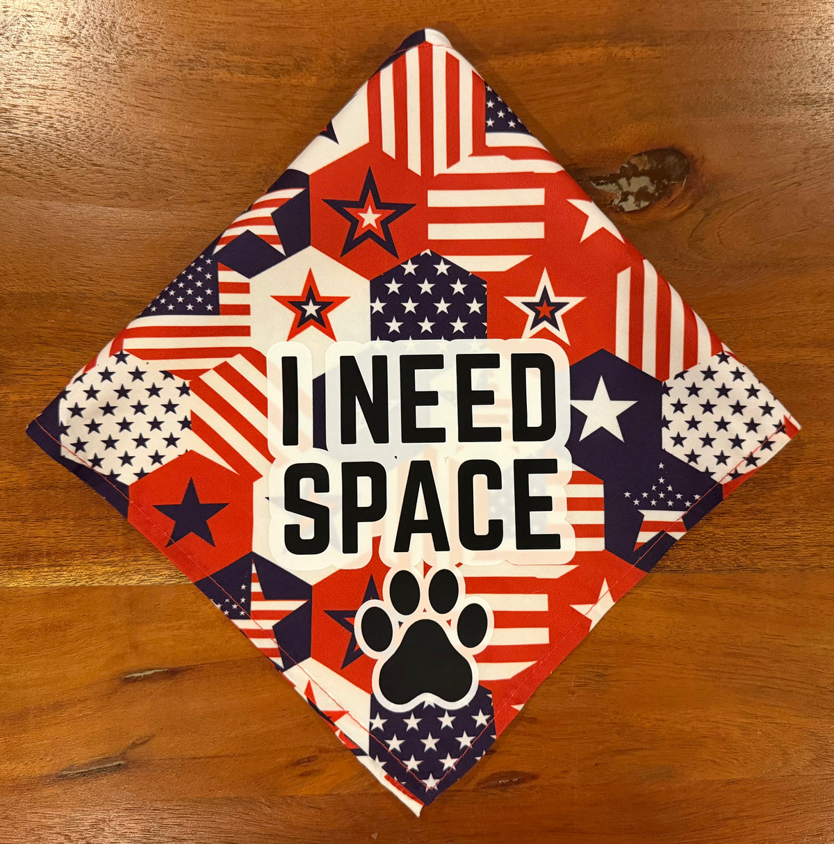 I Need Space Americana Dog Bandana | 2 Designs