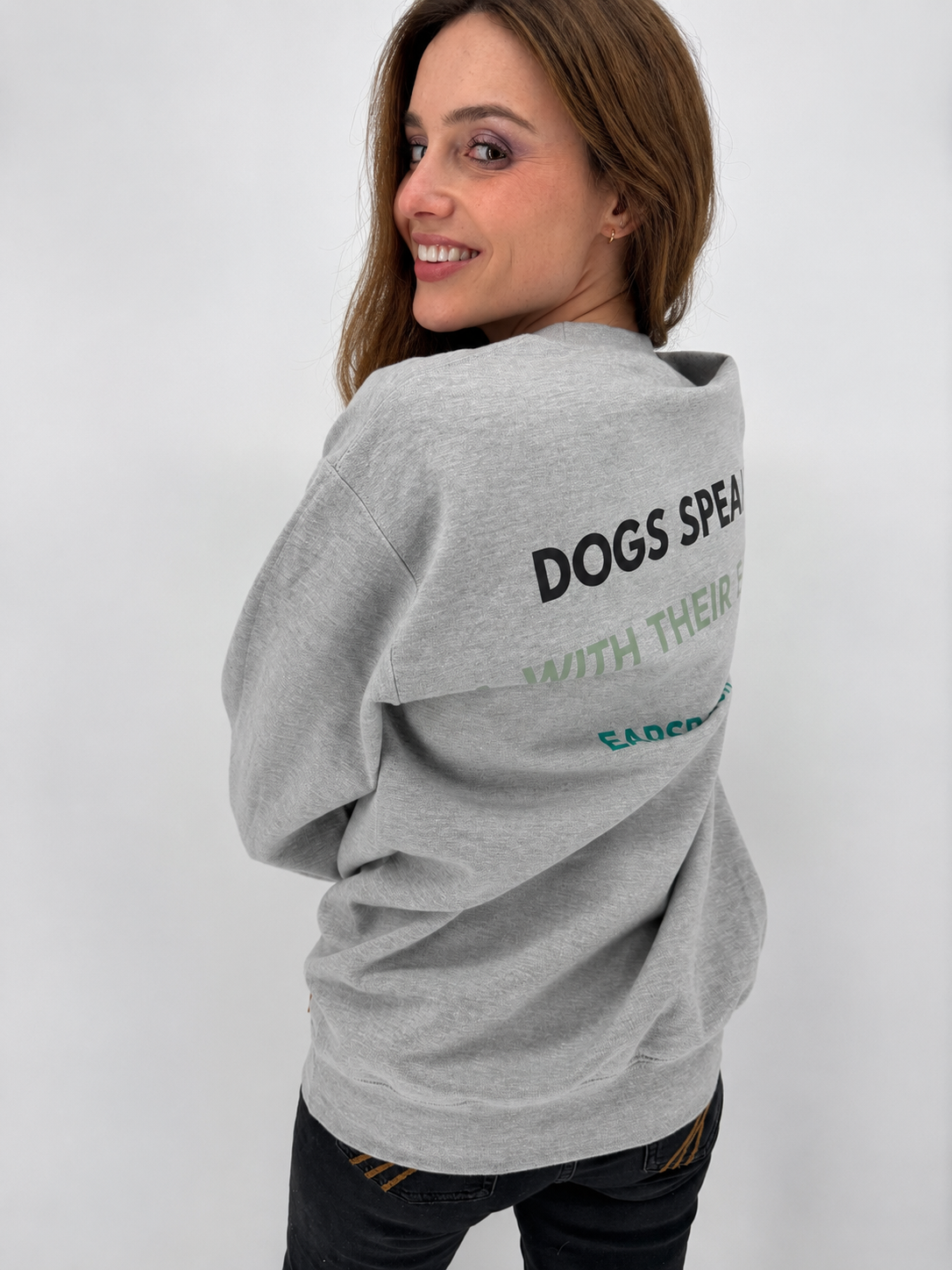 EARSBACK Signature Dog Lover Crewneck