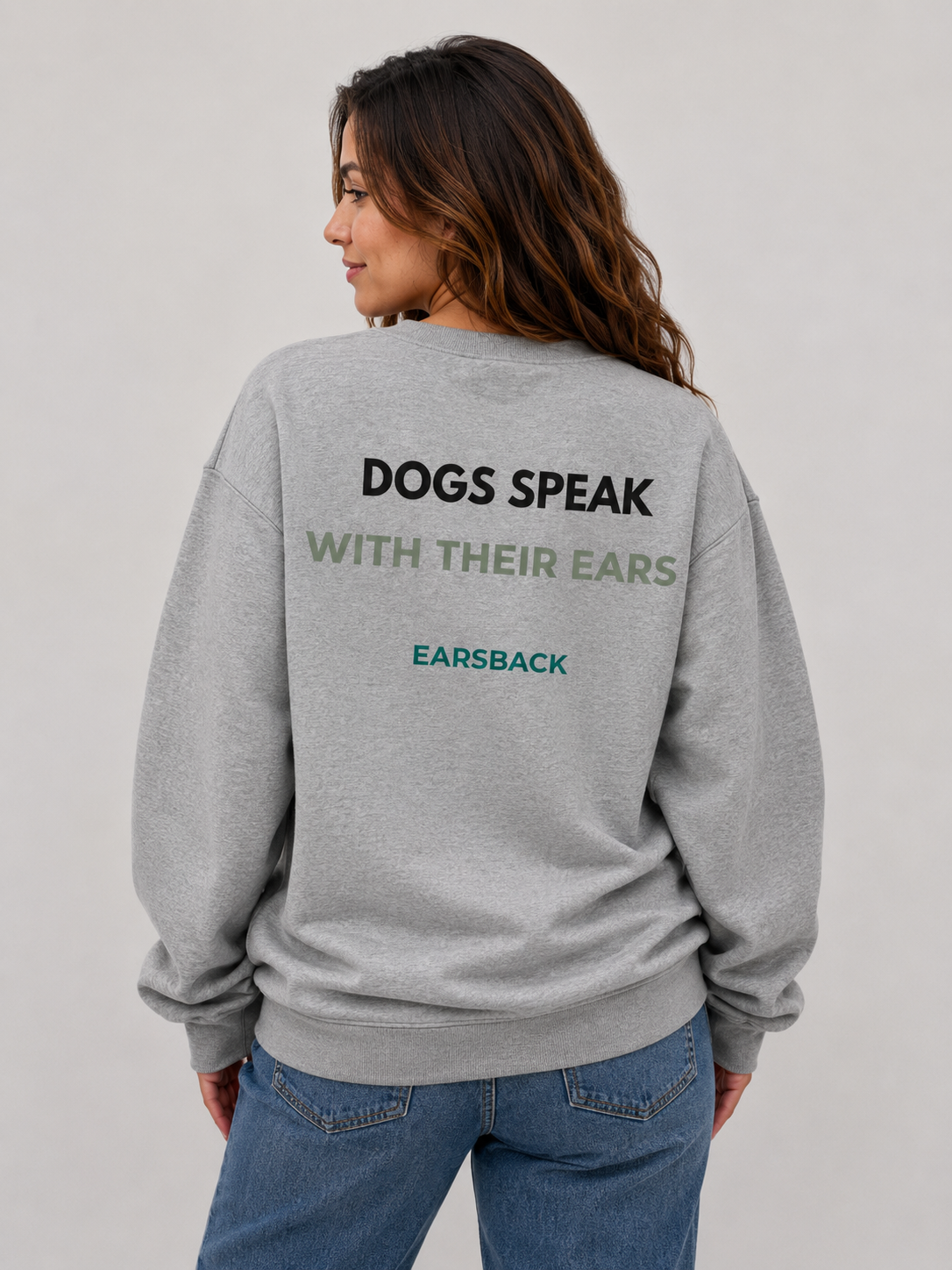 EARSBACK Signature Dog Lover Crewneck