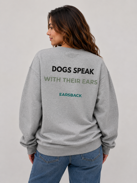 EARSBACK Signature Dog Lover Crewneck