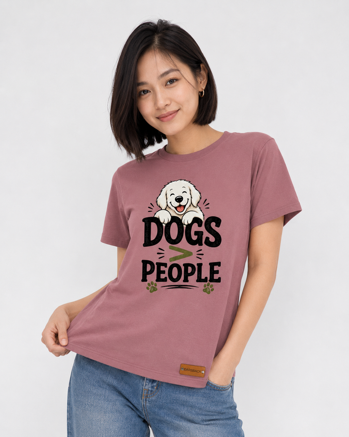 Dogs > People Dog Lover T-Shirt