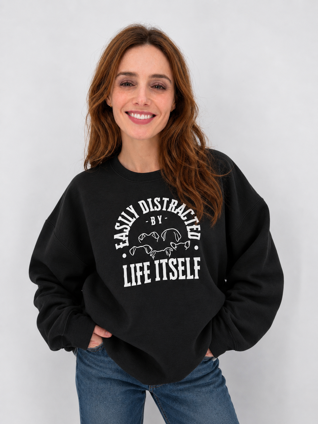 Easily Distracted Dog Lover Crewneck
