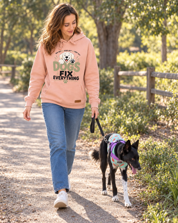 Dogs Fix Everything Hoodie