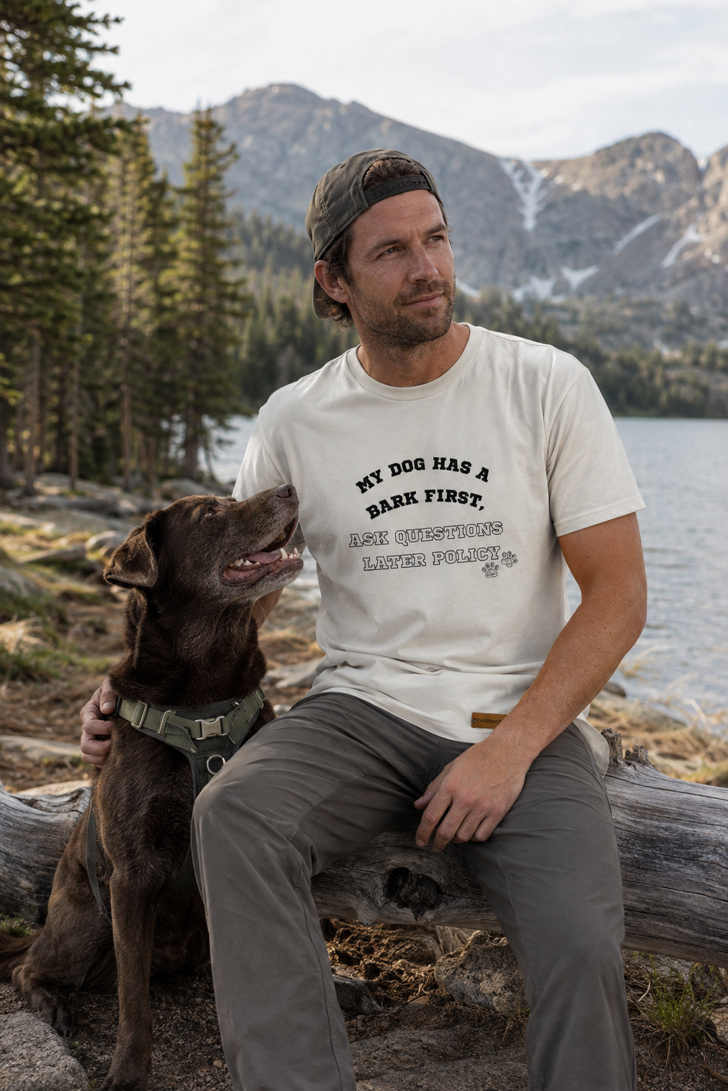 Bark First Policy Dog Parent T-Shirt