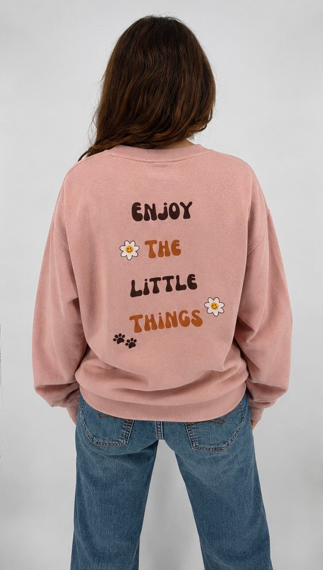 Enjoy the Little Things Dog Lover Crewneck