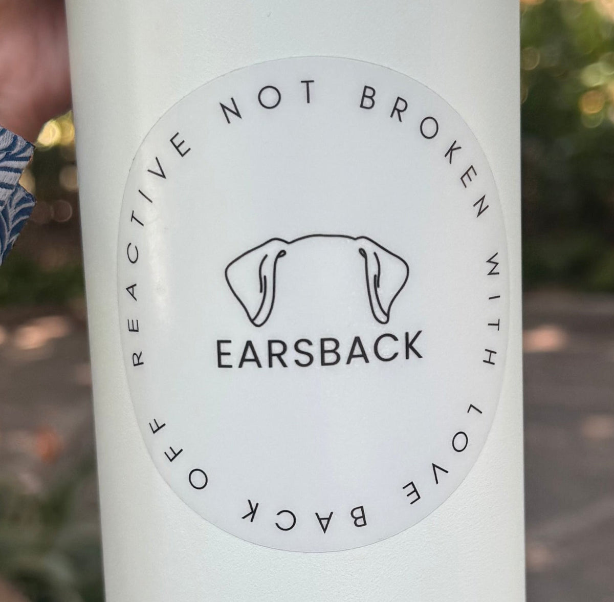 Reactive, Not Broken Dog Sticker