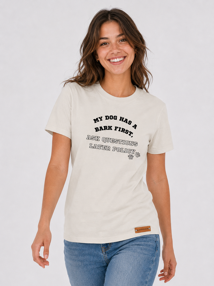 Bark First Policy Dog Parent T-Shirt