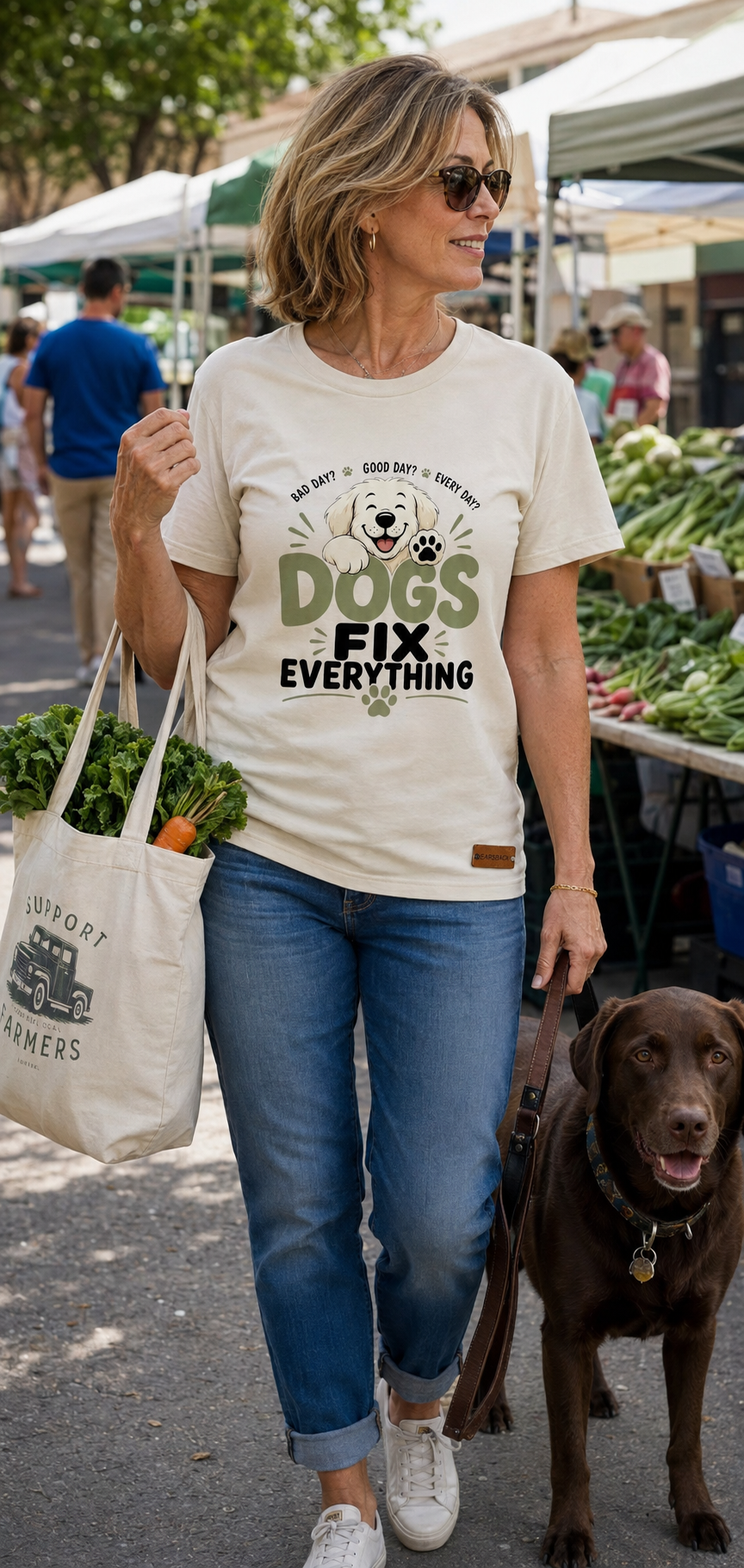 Dogs Fix Everything Dog Lover T-Shirt