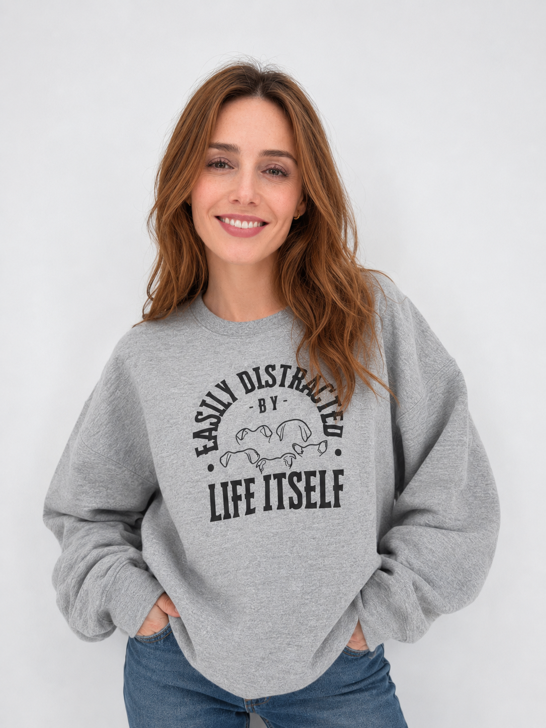 Easily Distracted Dog Lover Crewneck