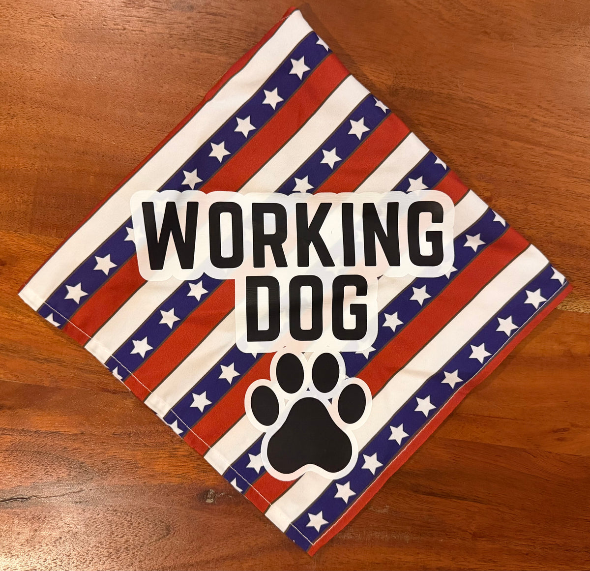 Working Dog Americana Bandana | EARSBACK