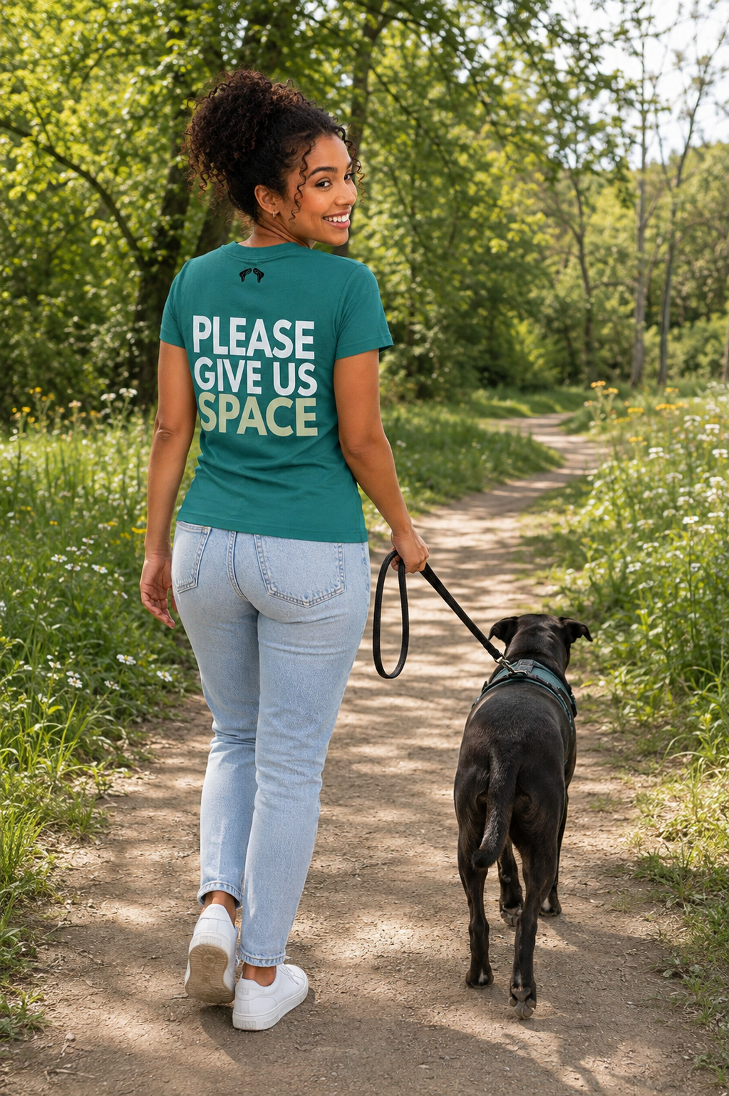 Give Us Space Reactive Dog T-Shirt