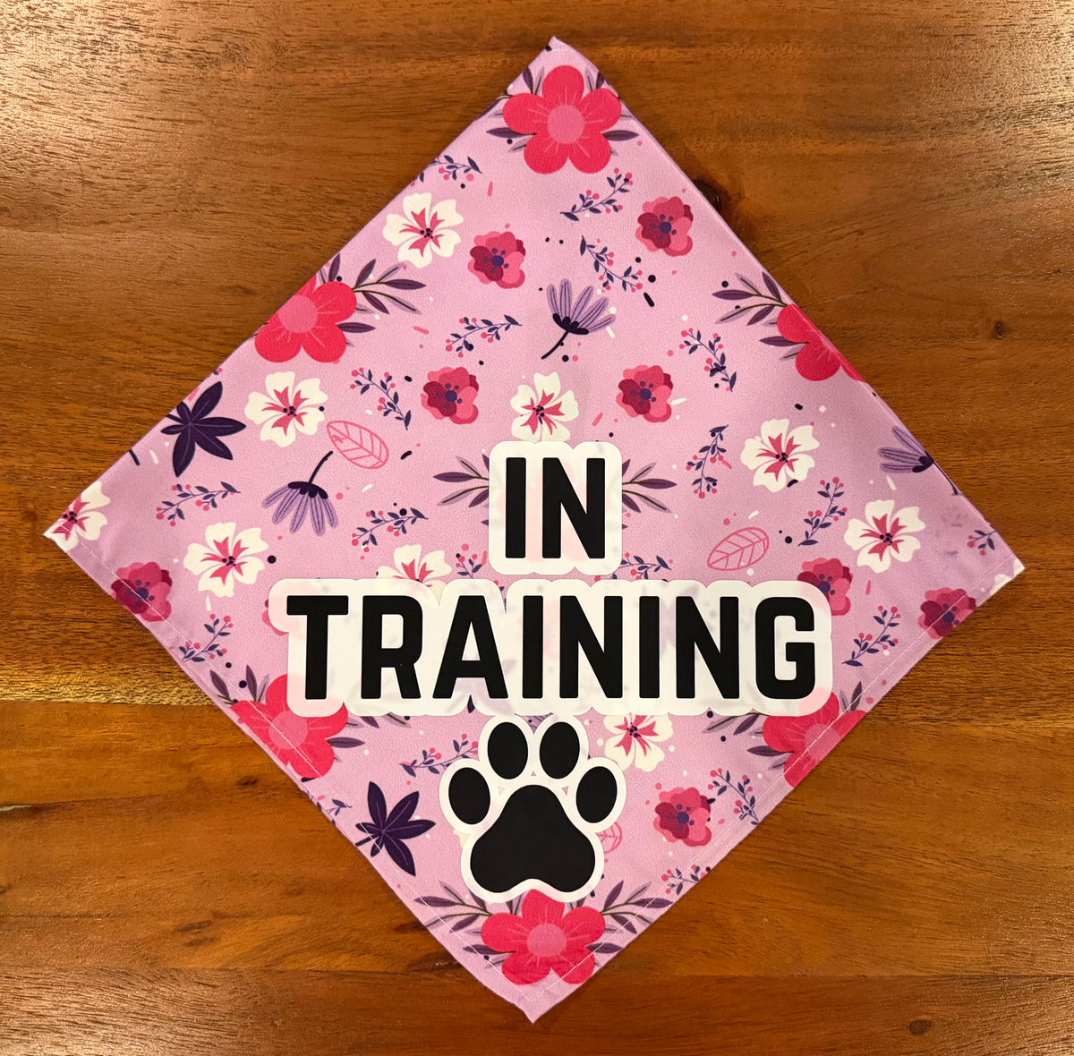 In Training Floral Dog Bandana | 3 Designs