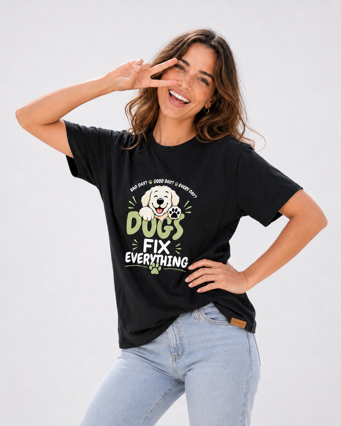 Dogs Fix Everything Dog Lover T-Shirt