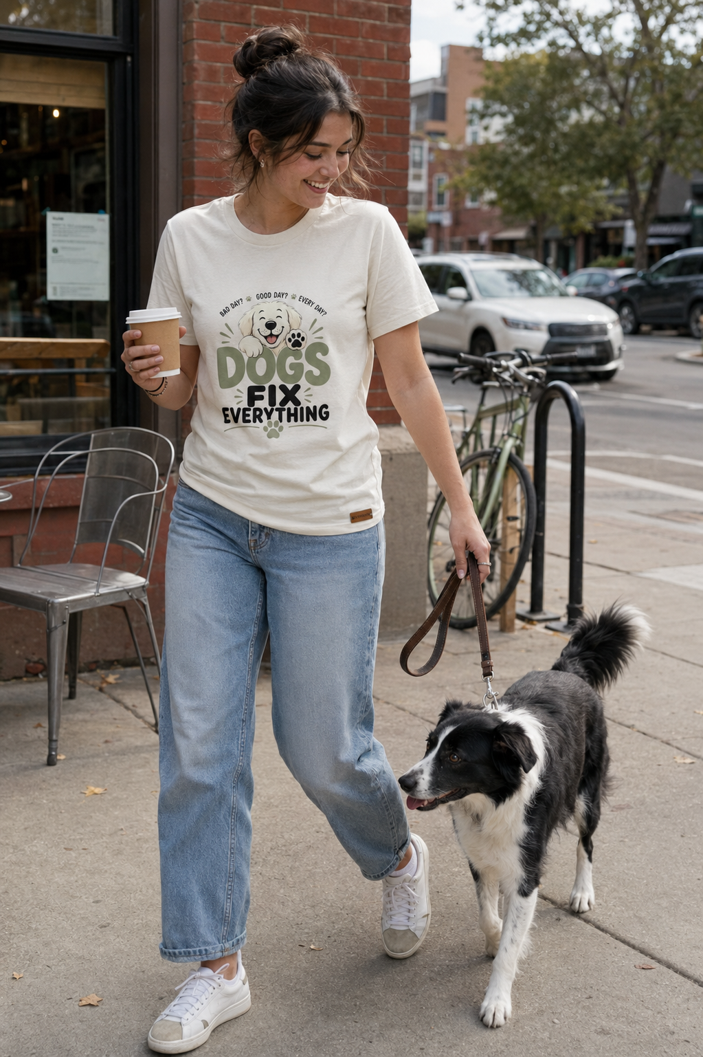 Dogs Fix Everything Dog Lover T-Shirt