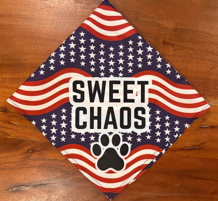 Sweet Chaos Americana Dog Bandana | 3 Designs