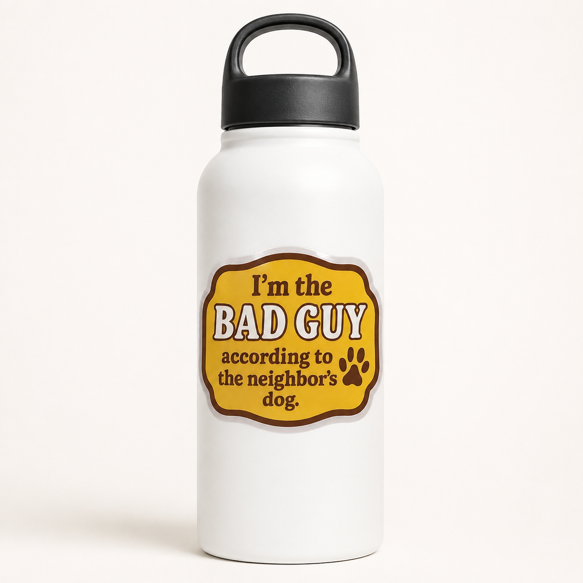 I'm the Bad Guy Dog Sticker