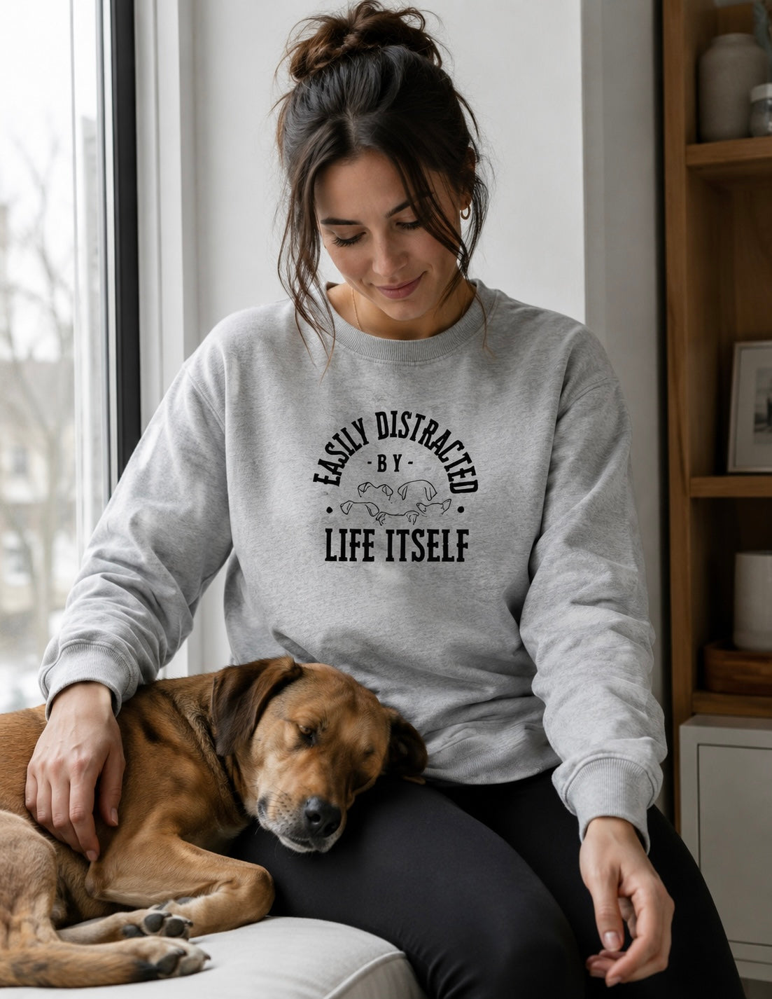 Easily Distracted Dog Lover Crewneck